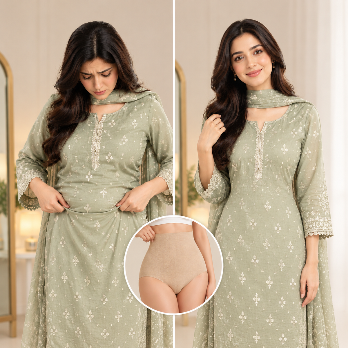 Women High Quality Body Shaper Tummy Control (Free-Size)