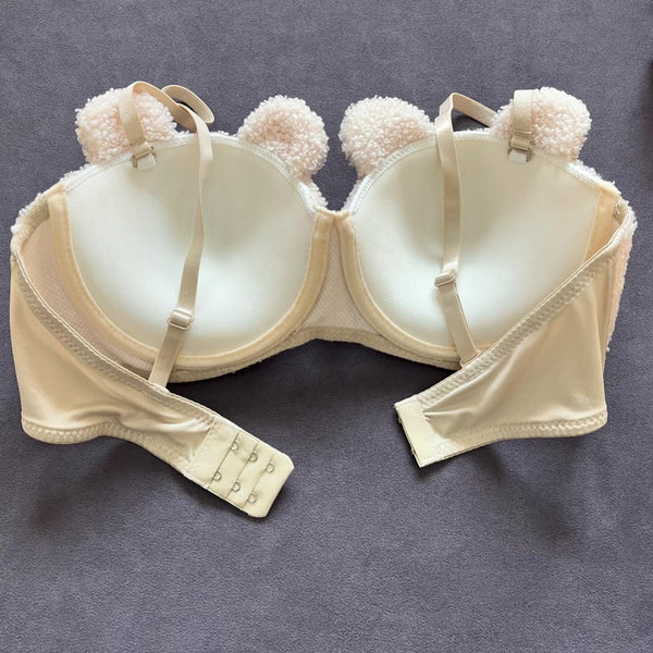 New High Quality Sexy Cute Bear Anime Soft Plush Design Bra & Panty Set Skin 0888