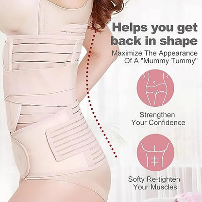 3 in 1 Postpartum Belt Body Shaper Belt for Women for After Birth Postnatal C-section