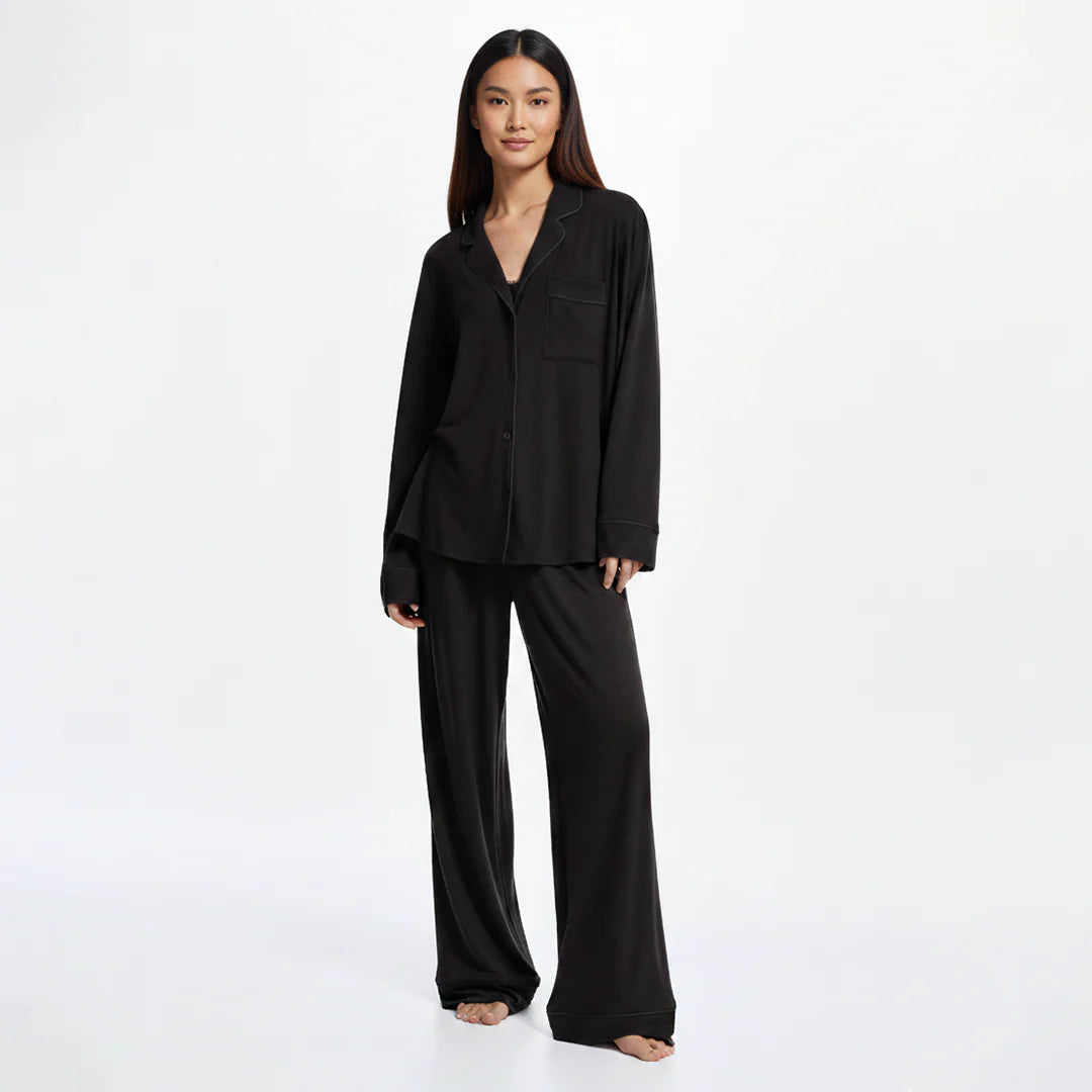 Bloom Pajama Set - Black