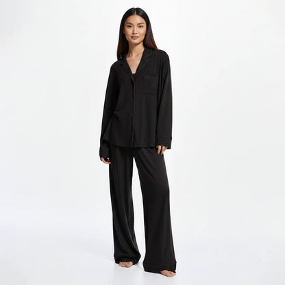 Bloom Pajama Set - Black