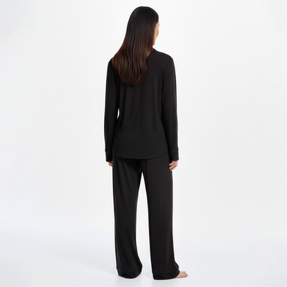 Bloom Pajama Set - Black