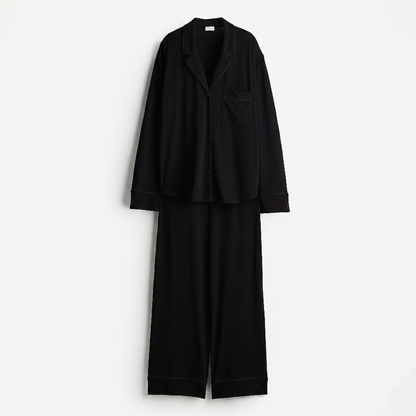 Bloom Pajama Set - Black