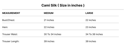 CAMI SILK - DARK PINK