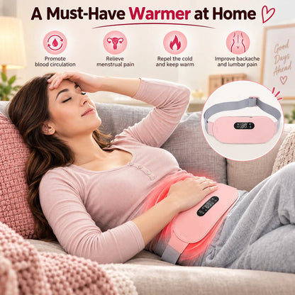 Electric Period Cramp Massager Menstrual Relief Belt
