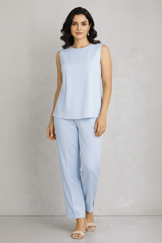 Luna Pajama Set - Ice Blue