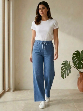 Light Blue Denim Trouser