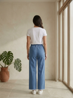 Light Blue Denim Trouser