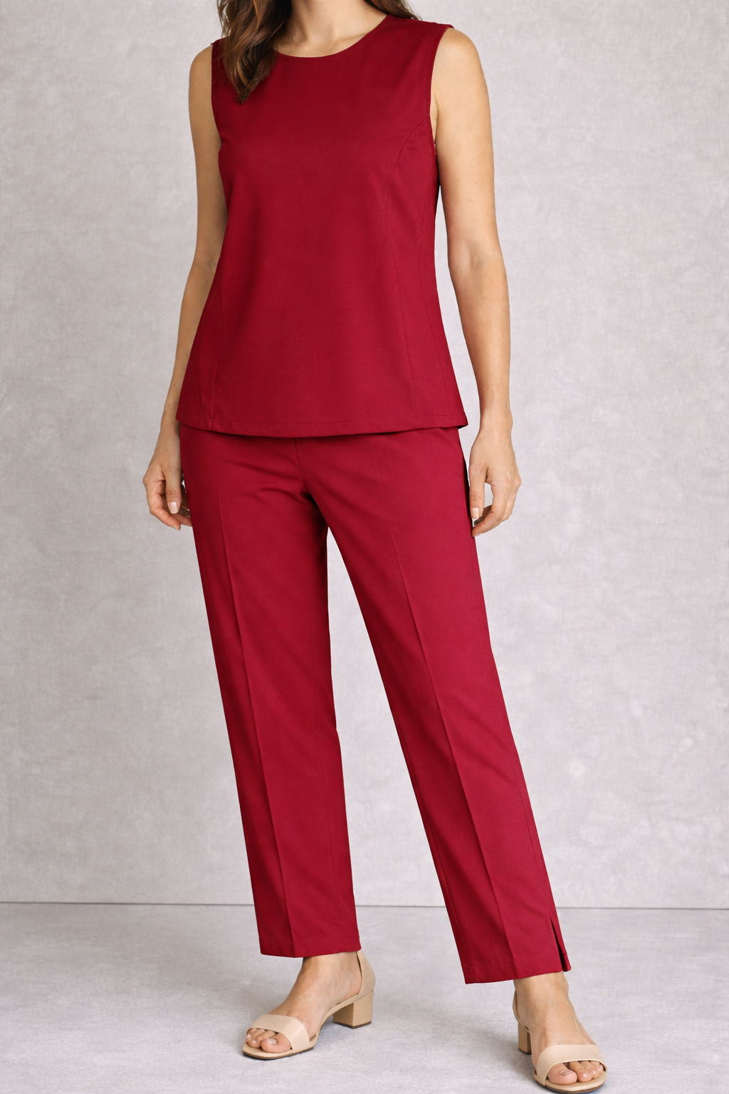 Luna Pajama Set - Maroon
