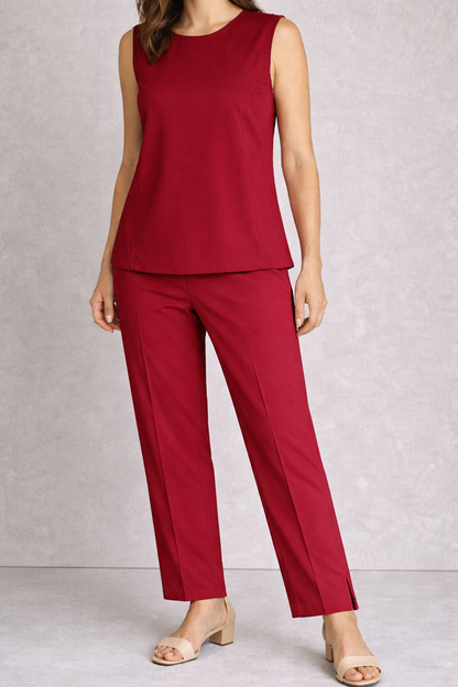 Luna Pajama Set - Maroon