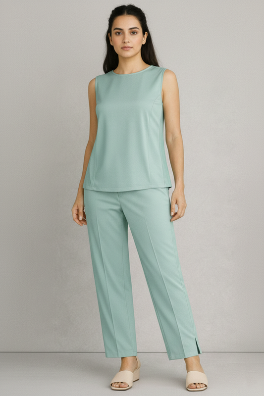 Luna Pajama Set - Mint Green