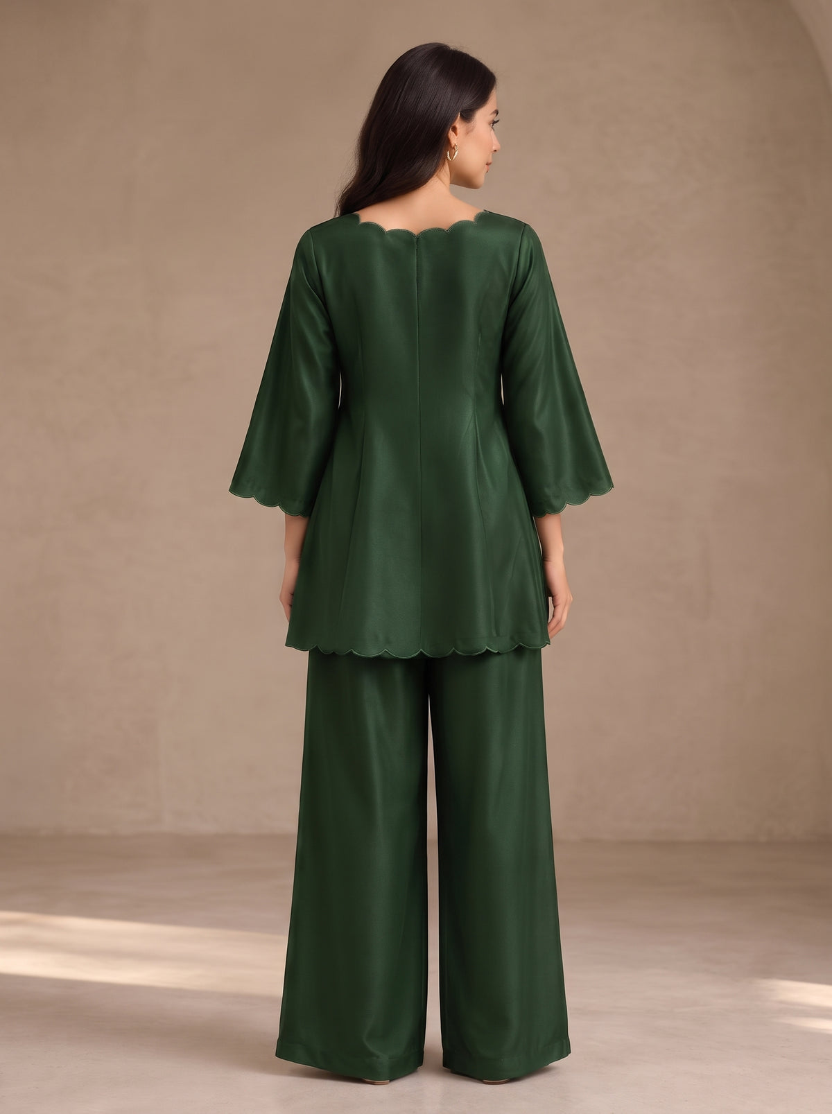 Forest Green Premium Night Suit