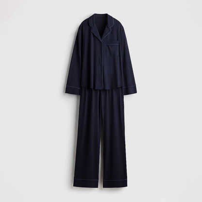 Bloom Pajama Set - Navyblue