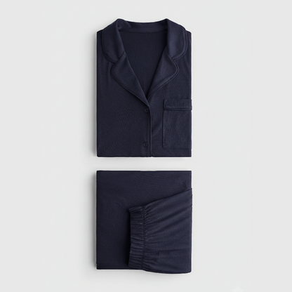 Bloom Pajama Set - Navyblue