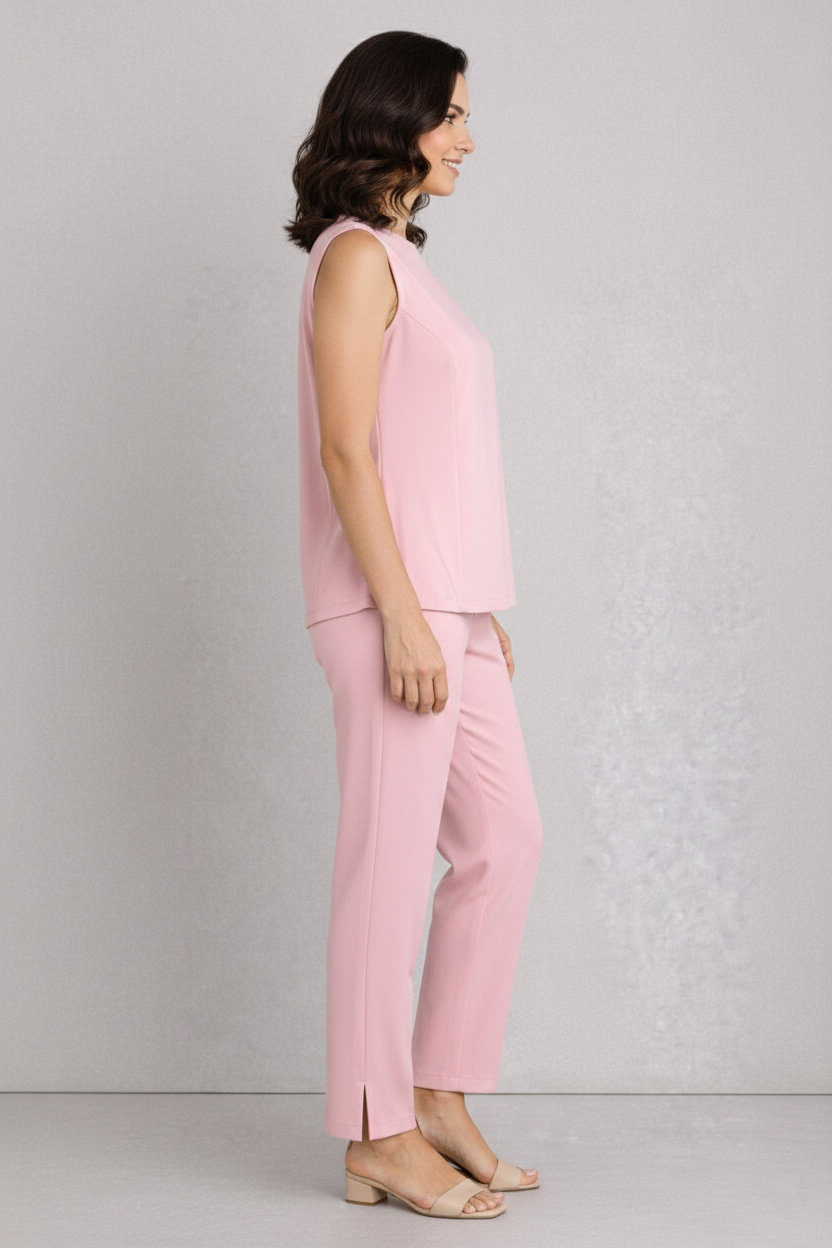 Luna Pajama Set - Pastel Pink