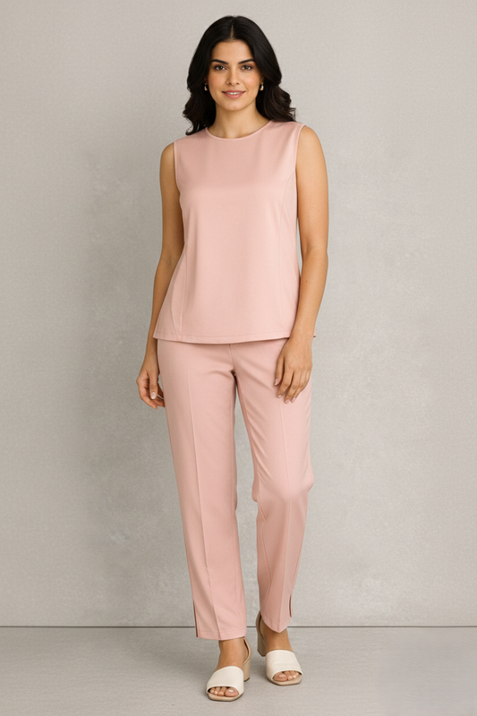 Luna Pajama Set - Soft Peach