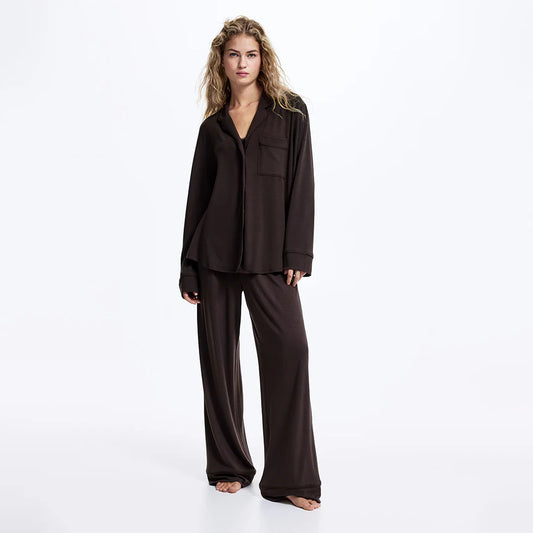 Bloom Pajama Set - Mocha