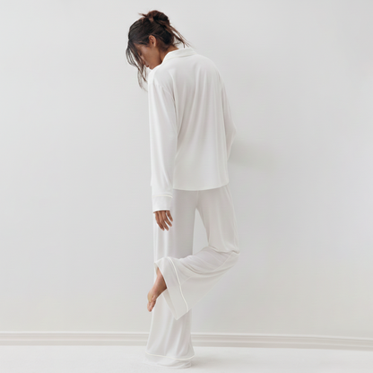 Bloom Pajama Set - White