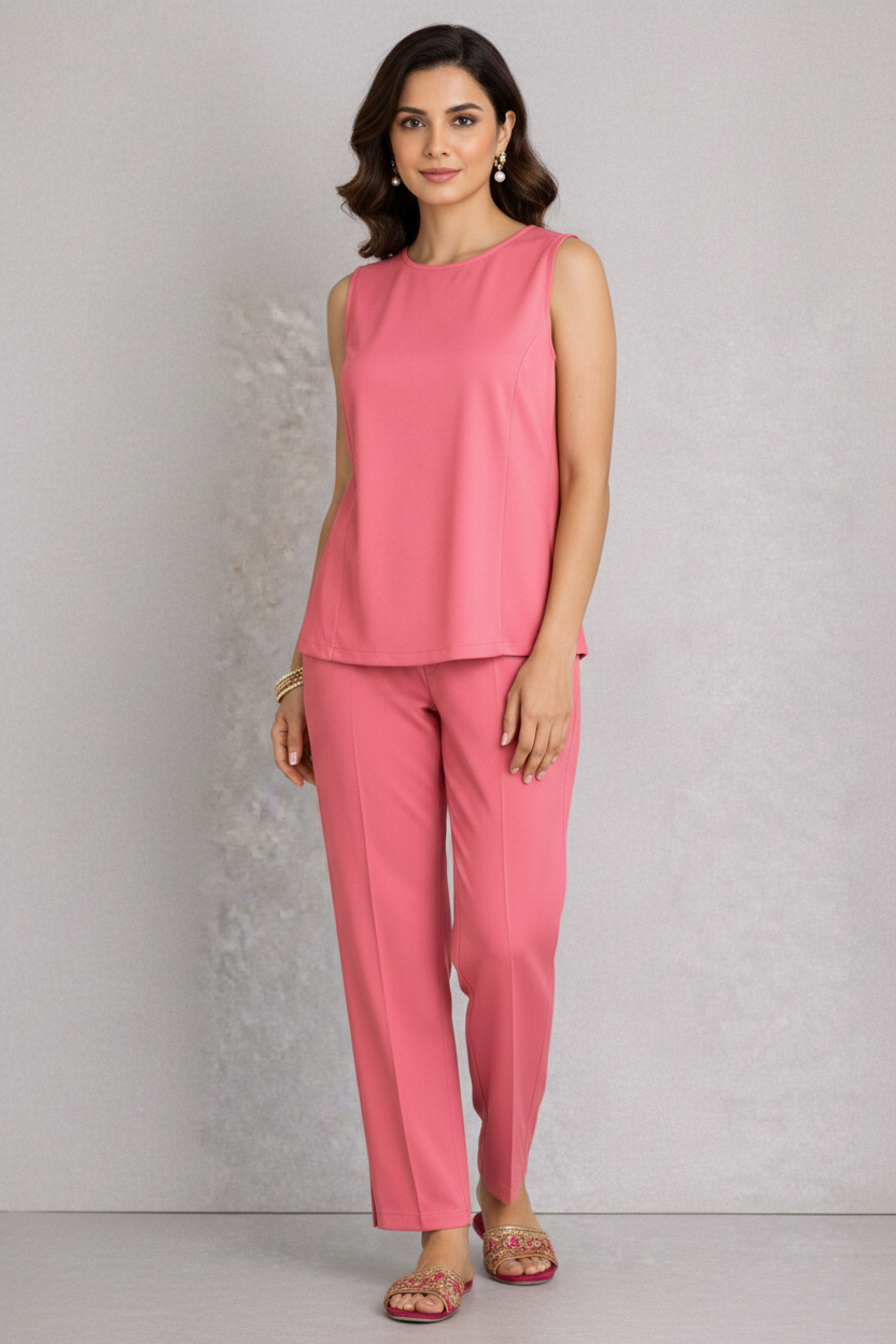 Luna Pajama Set - Watermelon Pink