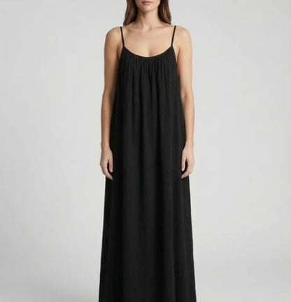 Nyra Backless Maxi - Black