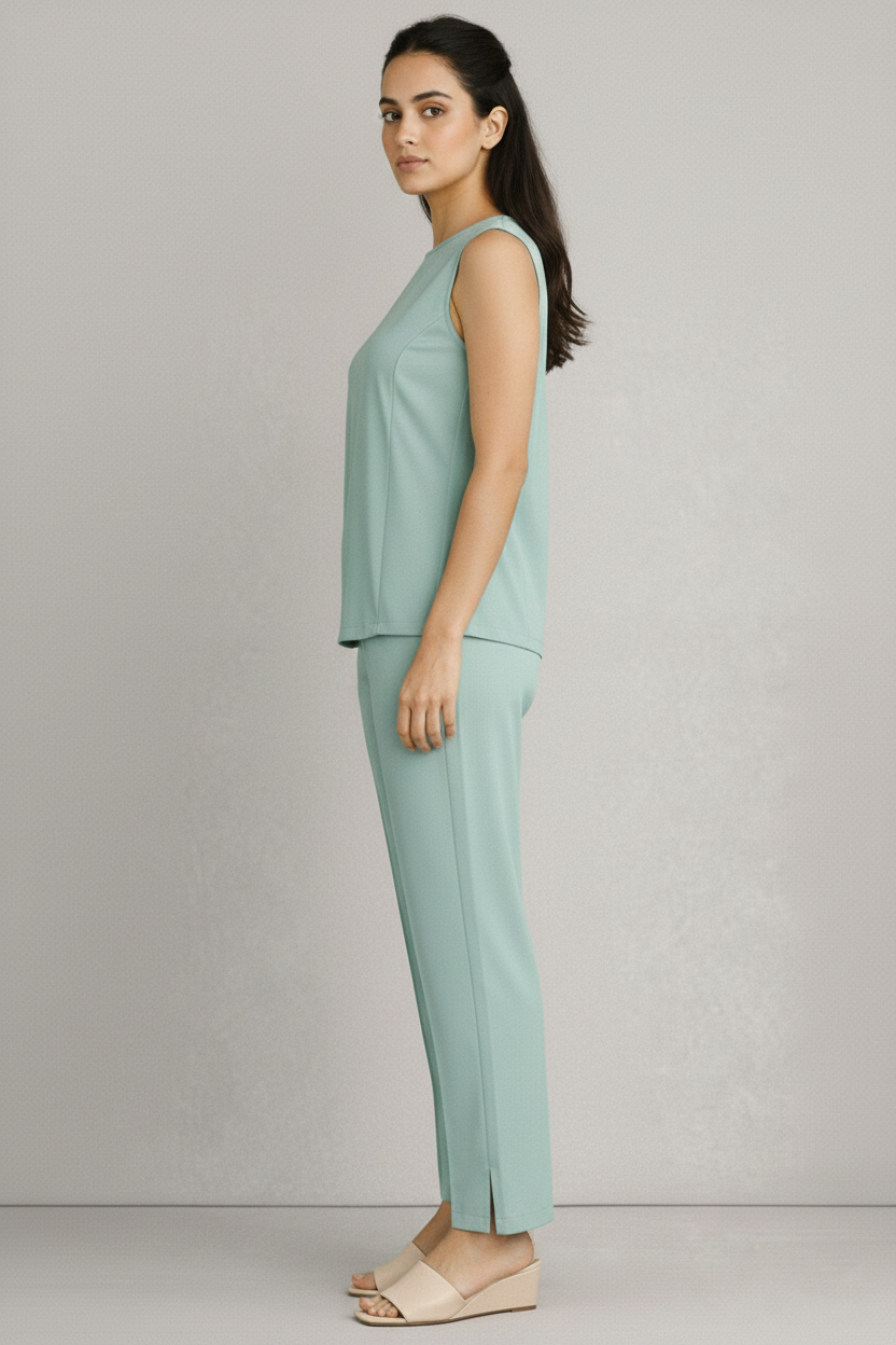 Luna Pajama Set - Mint Green